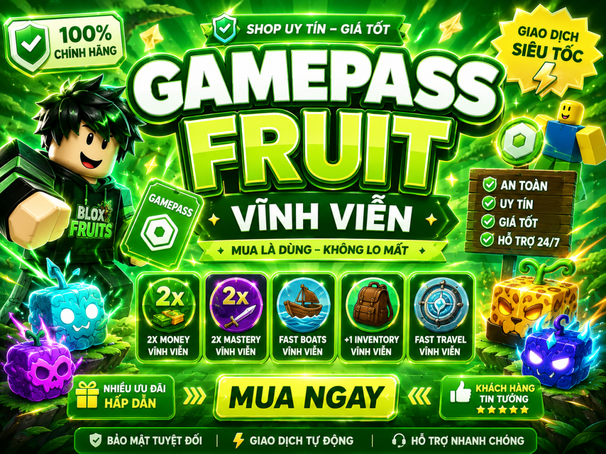 Gamepass-Fruit vĩnh viễn